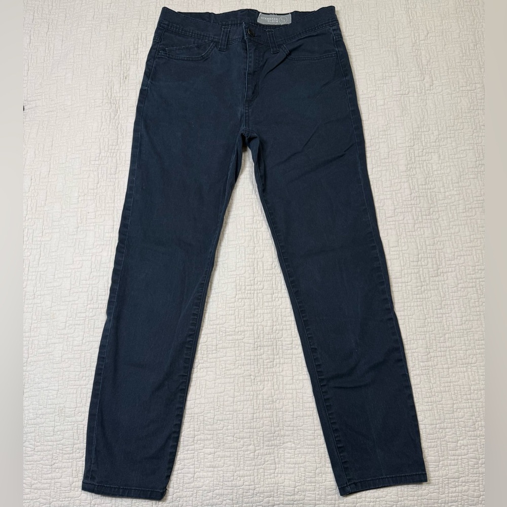 Standard Cloth Men's Navy Blue Skinny Pants Size 32x27